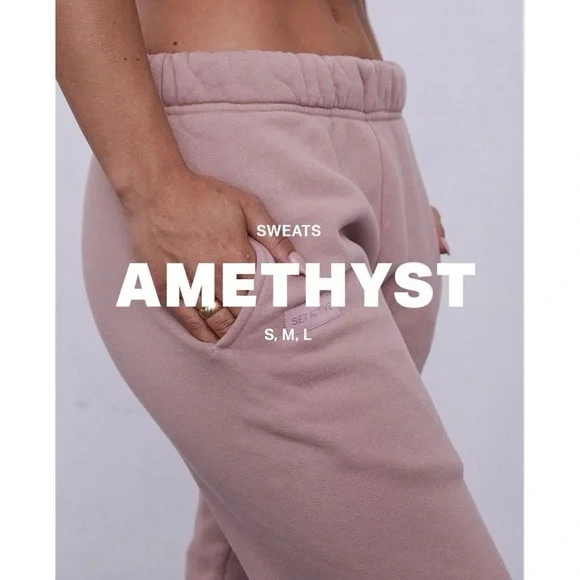 SET ACTIVE SWEATPANTS - AMETHYST - Picture 10 of 11